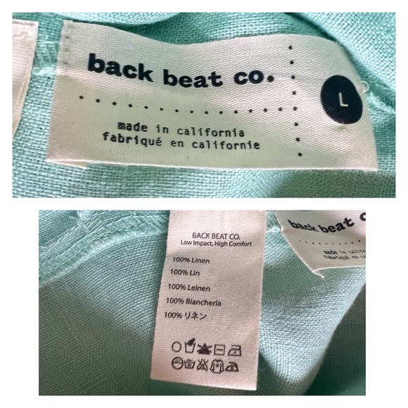 New!  Back Beat Co. “Brooklyn” Reversible Linen Jumpsuit - Picture 11 of 11